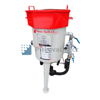 dílenský stroj Mobilní pískovačka Profi a Master 100l - Poloautomat MTTJ-RT-100 Mobilní pískovačka (profi) - poloautomat, 100l