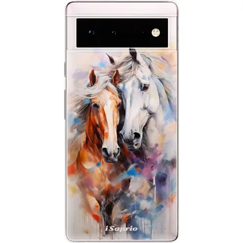 Pouzdro na mobilní telefon Odolné silikonové pouzdro iSaprio - Horses 11 - Google Pixel 6 5G