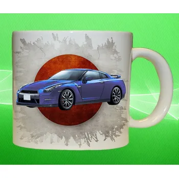 hrnek s Nissan GT-R 75ml (Hrneček s osobním autem Nissan)