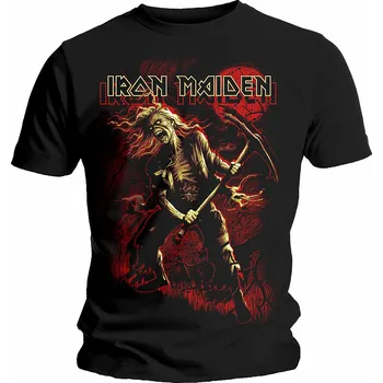 Pánské tričko Iron Maiden tričko, Benjamin Breeg Red Graphic, pánské M