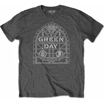 Pánská móda Green Day tričko, Stained Glass Arch, pánské S
