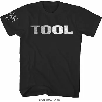 Pánská móda Tool tričko, Metallic Silver Logo, pánské L