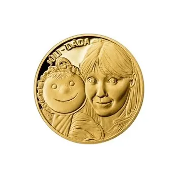 Žížala Jůlie a Dáda - 20 mm Au Proof