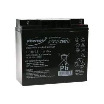 Záložní baterie Olověný / Gelový akumulátor 12V 18Ah - Powery 18Ah
