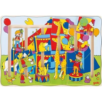 Hračka Motorický labyrint - Puzzle, Cirkus (Goki) - Akce