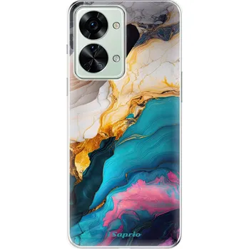 Pouzdro na mobilní telefon Odolné silikonové pouzdro iSaprio - Color Marble 21 - OnePlus Nord 2T 5G
