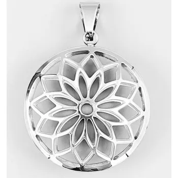 Přívěsek Ocelový přívěsek - Květ života vypouklý