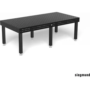 Dílenský stůl SIEGMUND [4-220030.P] Svařovací stůl Professional 750 - 2400×1200×150, Plasmanitridovaný, 4 × Noha - základní 700