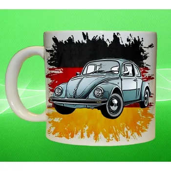 hrnek Volkswagen brouk II 150ml (hrneček s osobním autem Volkswagen )