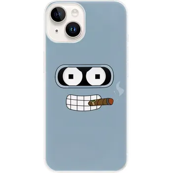 Telefonní příslušenství Odolné silikonové pouzdro iSaprio - Bender - iPhone 15