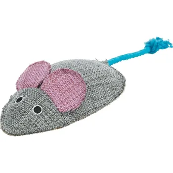 Hračka pro kočku Myš, hračka pro kočky s modrým ocasem