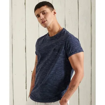 Pánské tričko Superdry pánské triko Organic Cotton Vintage Embroidery - Tmavěmodrá - L