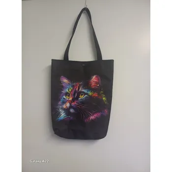 Krásná taška přes rameno, barevné kotě