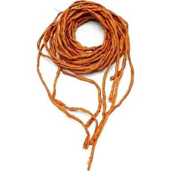 Řetízek Hedvábná šňůrka světle hnědá - sienna