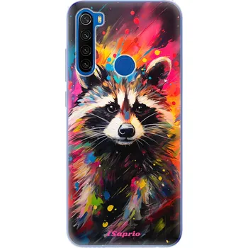 Pouzdro na mobilní telefon Odolné silikonové pouzdro iSaprio - Abstract Racoon - Xiaomi Redmi Note 8T