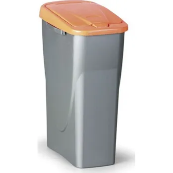 Odpadkový koš Nádoba na tříděný odpad FALKO 25l, oranžová