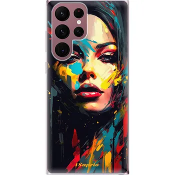 Pouzdro na mobilní telefon Odolné silikonové pouzdro iSaprio - Abstract Women - Samsung Galaxy S22 Ultra 5G
