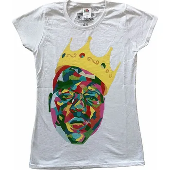 Dámské tričko Notorious B.I.G. tričko, Crown White, dámské XXL