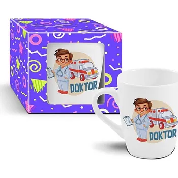 Hrnek 300ml DOKTOR, dětský, keramika
