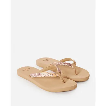 Dámské žabky žabky Rip Curl FREEDOM BLOOM OPEN TOE Bright Peach velikost 38.0