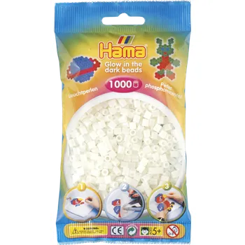 zažehlovací korálek Hama Zažehlovací korálky, Hama, bezbarvá svítící ve tmě