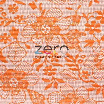 Papír Papír balicí dárkový karbovaný 50 cm x 10 m - oranžový s tiskem