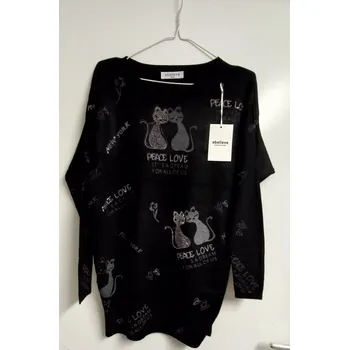 Dámský svetr Svetr s kočkami v objetí