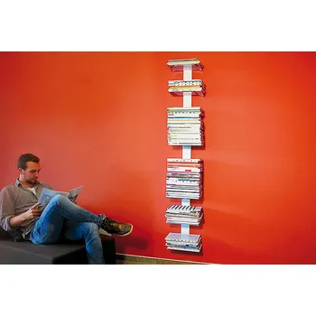 Knihovna Radius design cologne Knihovna na časopisy 8 poliček RADIUS DESIGN (BOOKSBAUM MAGAZINE WALL BIG white 746B) bílá