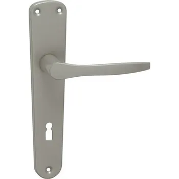 Dveřní kování KE - MONIKA klika/klika, WC klíč, 72 mm Niklová