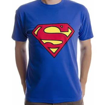 Pánské tričko Superman tričko, Shield Blue, pánské XL
