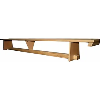 Zahradní lavice Švédská lavička 2,5 m s kladinkou