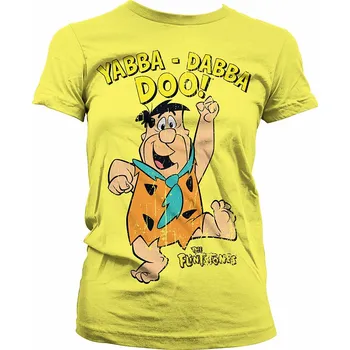 Dámské tričko The Flinstones tričko, Yabba Dabba Doo Girly, dámské XXL