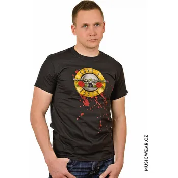Pánská móda Guns N Roses tričko, Bullet, pánské XXL