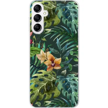 Telefonní příslušenství Odolné silikonové pouzdro iSaprio - Tropical Green 02 - Samsung Galaxy A14 / A14 5G