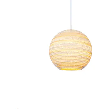 Graypants Holandské designové závěsné kulaté svítidlo Moon Rozměr: ø 260 mm x 220 mm, Dekor: Blonde GP-2161