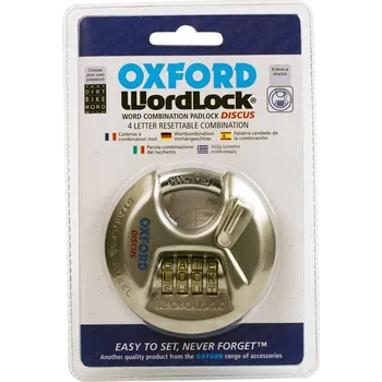 Visací zámek Zámek na řetěz OXFORD WL100 WORD LOCK na 4 písmenný kod