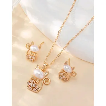 Souprava šperků Souprava náhrdelník s náúšnicemi