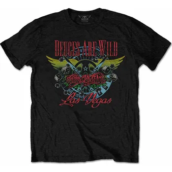 Pánská móda Aerosmith tričko, Deuces Are Wild Vegas, pánské XL