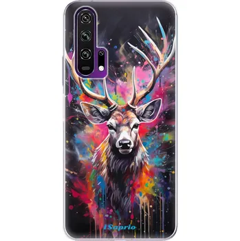 Pouzdro na mobilní telefon Odolné silikonové pouzdro iSaprio - Abstract Deer - Honor 20 Pro