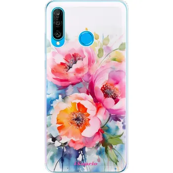 Pouzdro na mobilní telefon Odolné silikonové pouzdro iSaprio - Peony 12 - Huawei P30 Lite