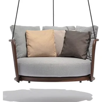 Zahradní houpačka Baza houpačka modrá hnědošedá