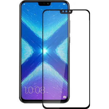 Picasee 3D ochranné tvrzené sklo s rámečkem pro Honor 8X - černé