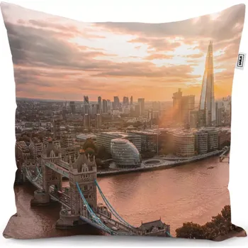 Polštář Dekorační polštář Londýn City of London - Sablio - 50x50 cm