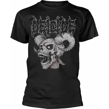 Deicide tričko, Skull Horns Black, pánské XXL