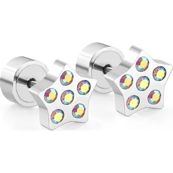 Náušnice Dívčí náušnice se zirkony - 162BS