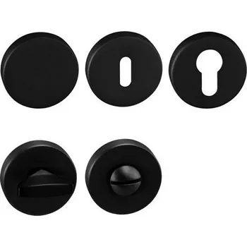 Dveřní kování TI - ROZETA - R rozety BB BS - Černá matná (153)