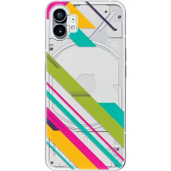 Odolné silikonové pouzdro iSaprio - Color Stripes 03 - Nothing Phone (1)