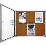 Vitrína korková Magnetoplan optimal vnitřní 6 x A4