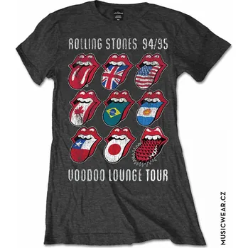 Dámské tričko Rolling Stones tričko, Voodoo Lounge Tongues, dámské S
