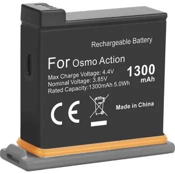 Příslušenství pro videokameru Li-ion baterie (1300mAh) pro DJI Osmo Action AB1
